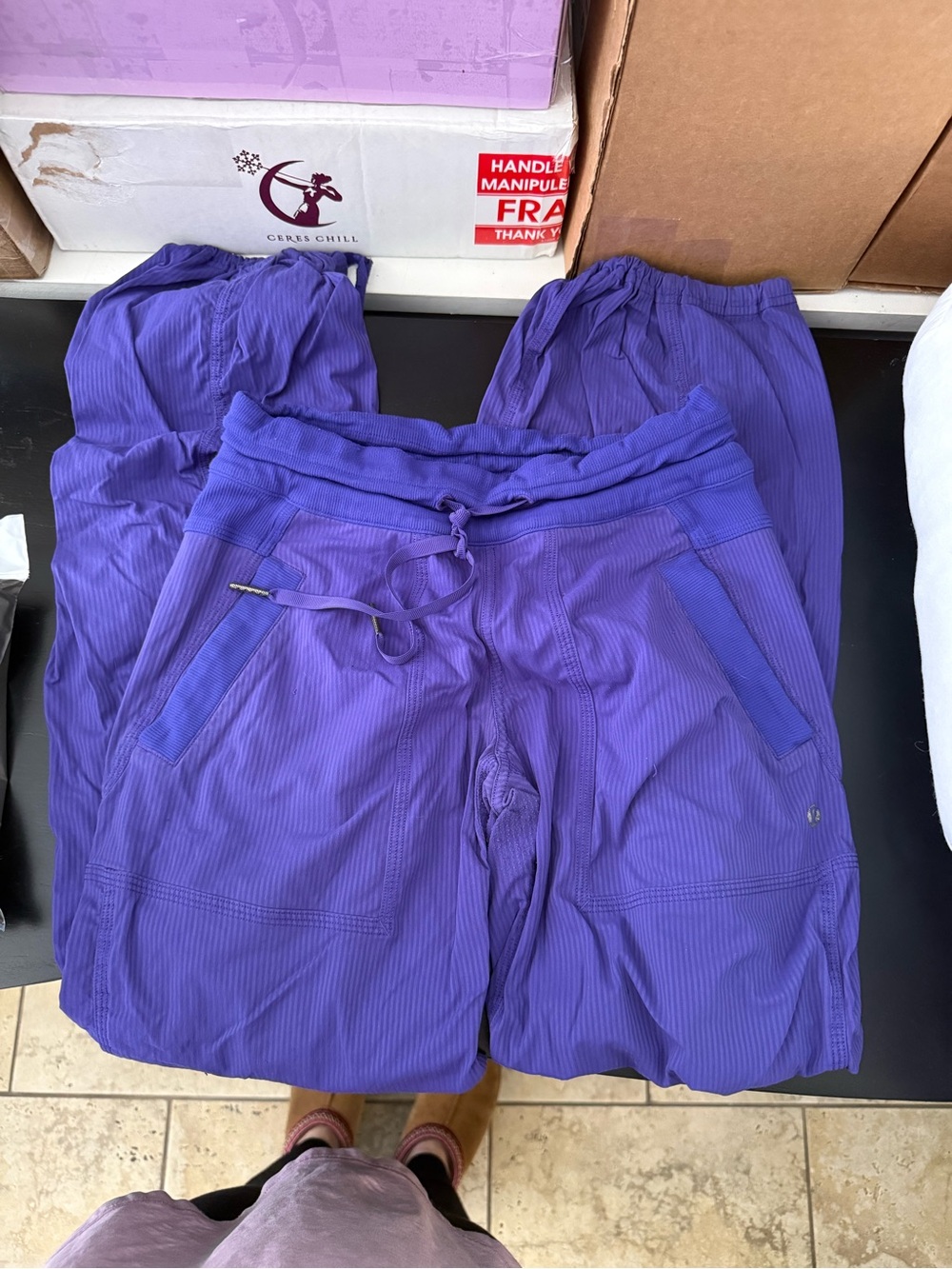 lululemon athletica Purple Drawstring Jogger dance Pants